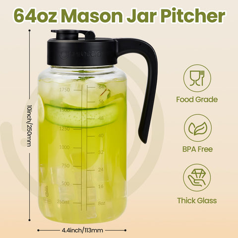 Spreccio outdoor-ready pitcher perfect for sun tea on picnics.