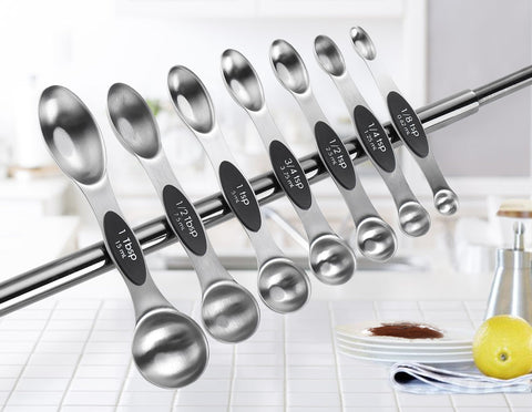 Spring Chef 15-piece set arranged for convenient storage.