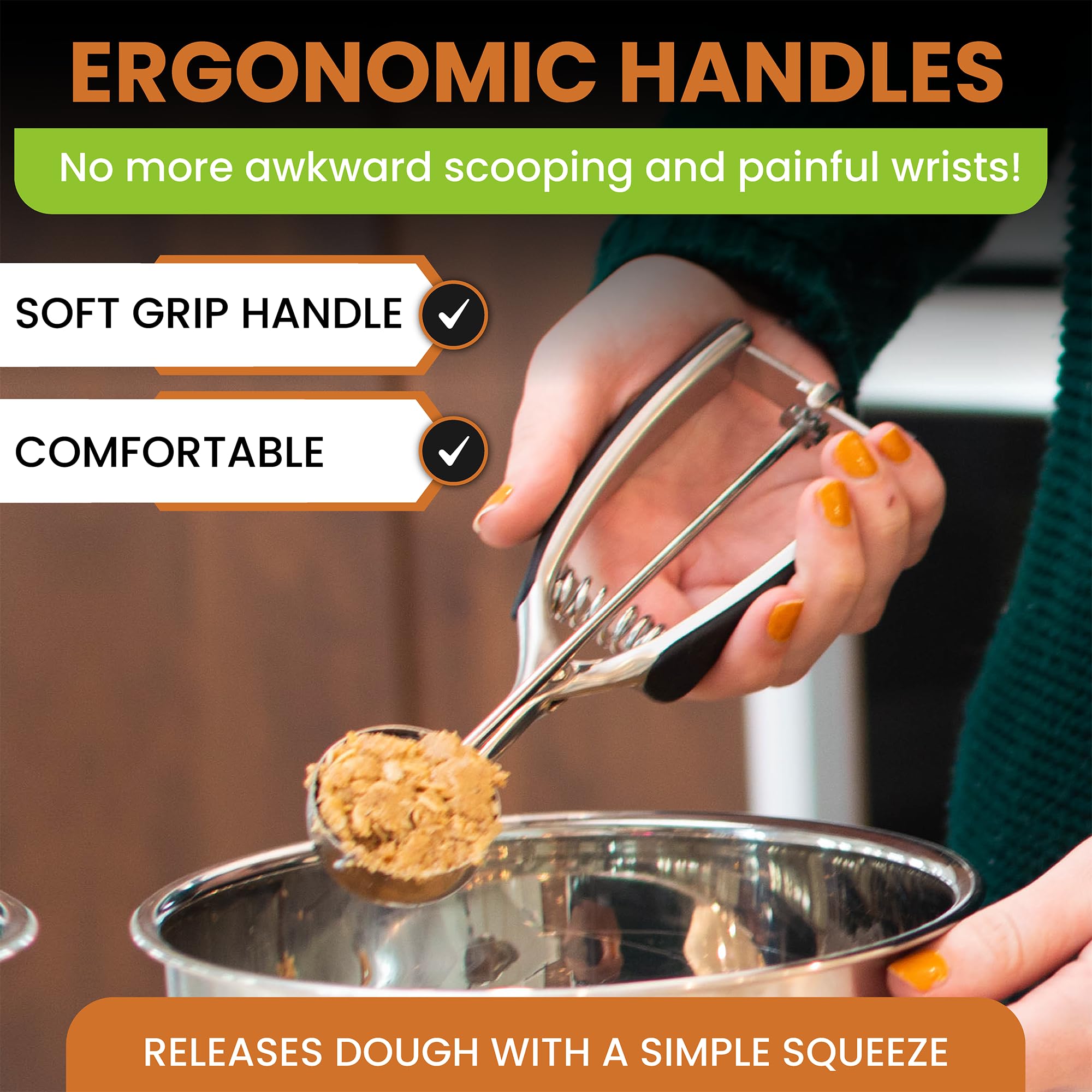 Spring Chef dishwasher-safe design makes cleanup effortless after baking.