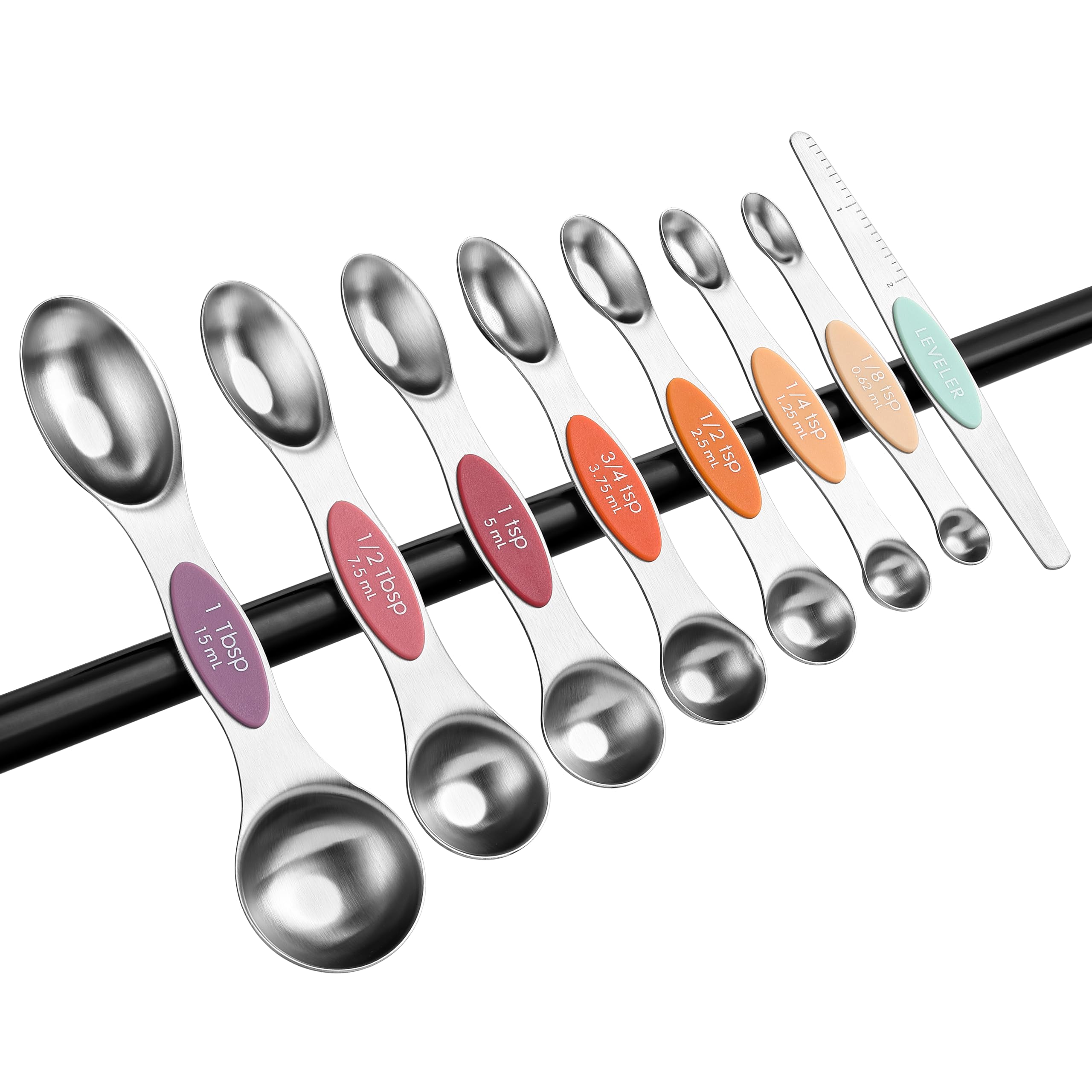 Spring Chef Desert Sunset spoons add stylish flair to baking tasks.