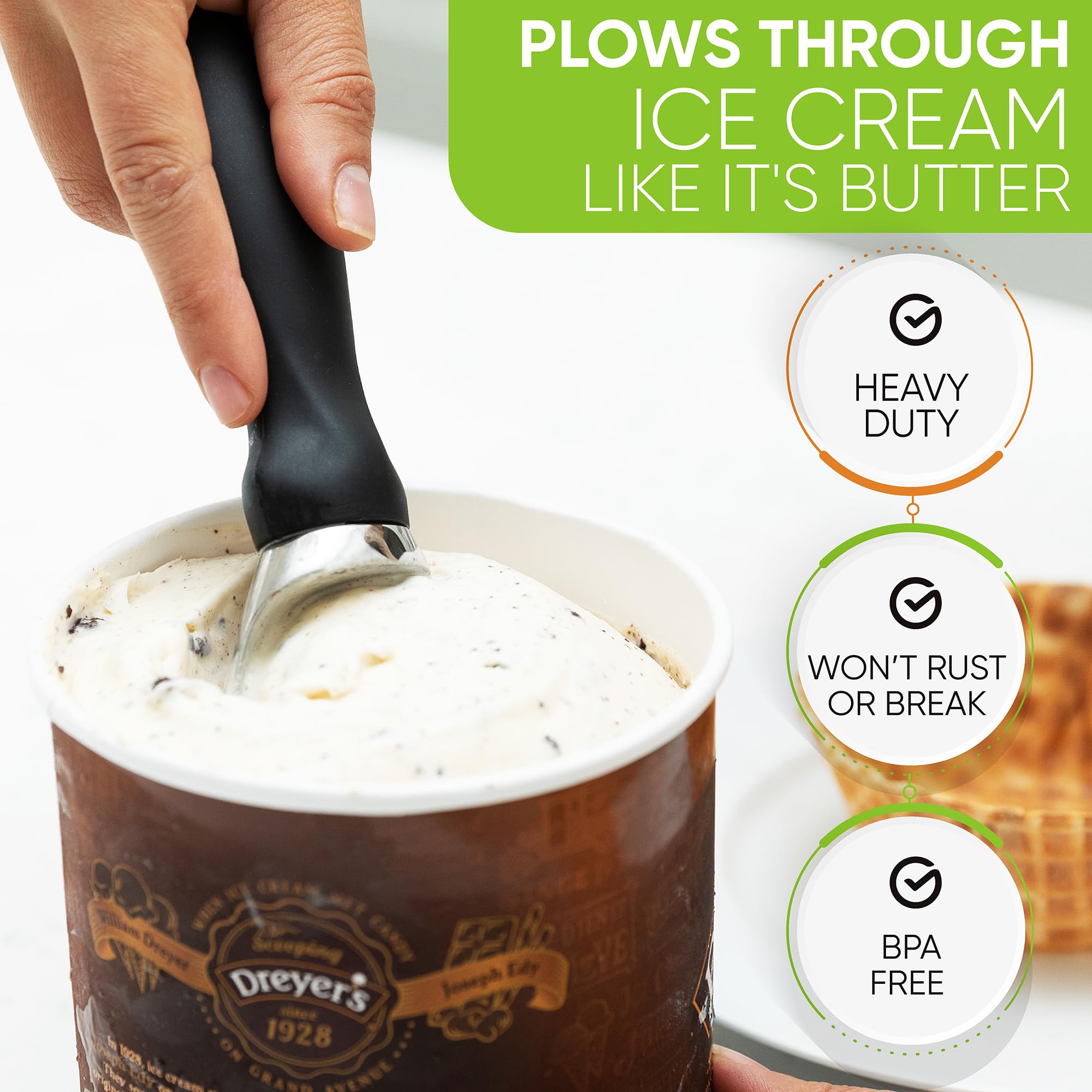 Spring Chef dishwasher-safe design cleans up easily.