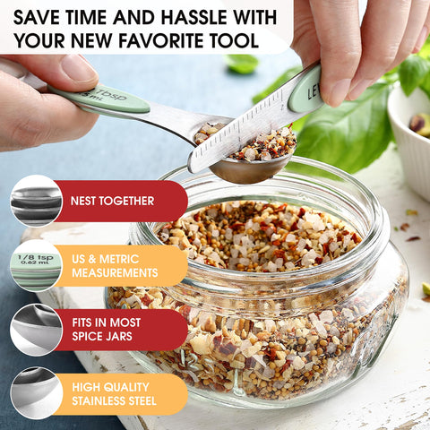 Spring Chef spoons are dishwasher safe for easy cleaning