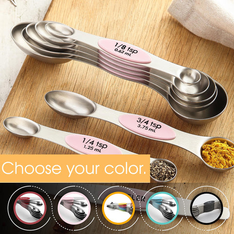 Spring Chef dishwasher-safe spoons simplify cleaning.