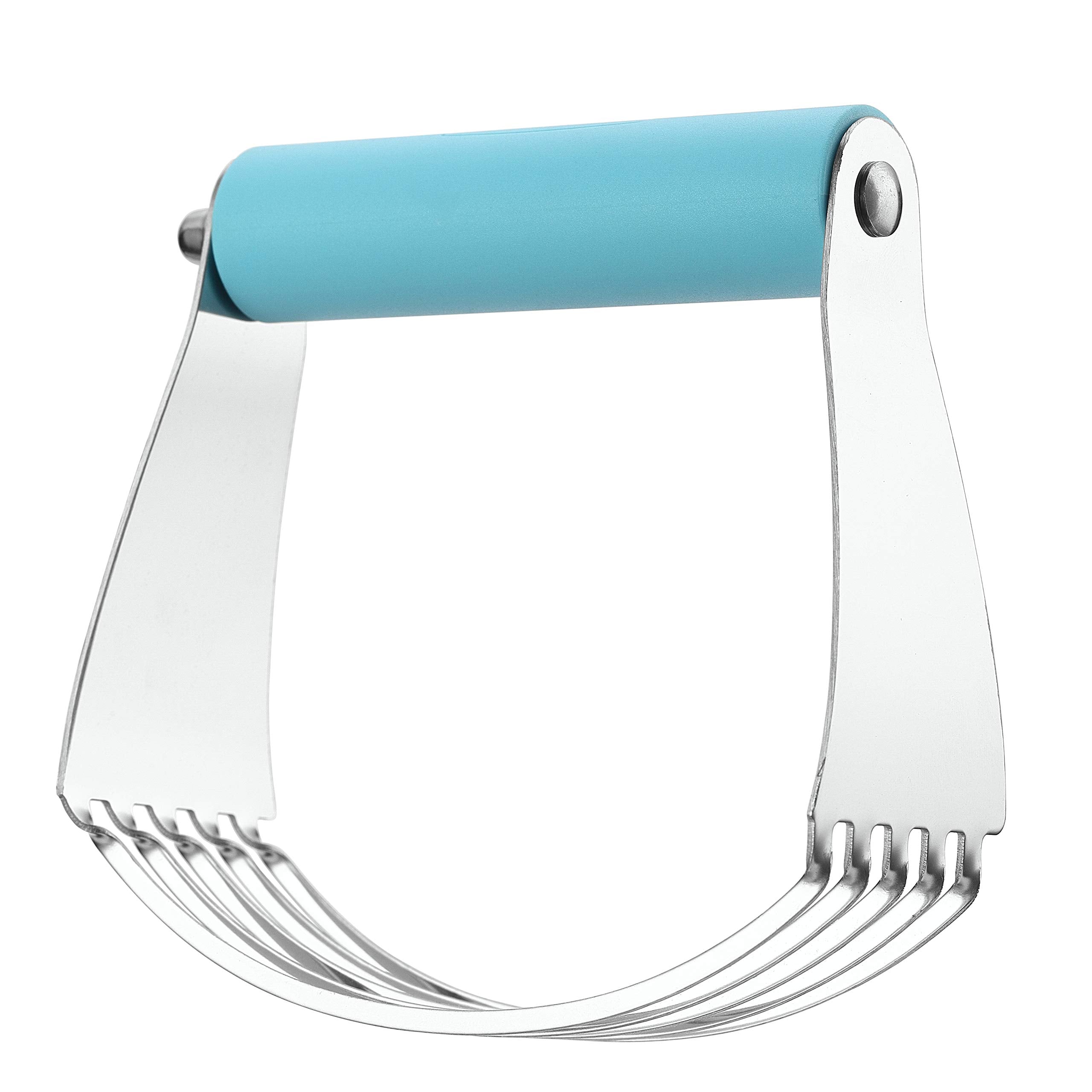 Spring Chef dough blender aqua-sky finish adds stylish color to your kitchen.