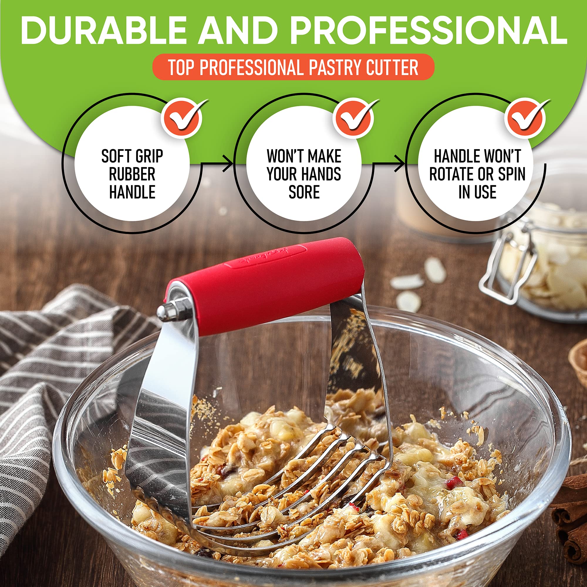 Spring Chef dough blender pie crust prep with even butter integration