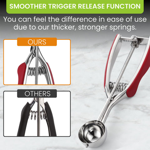 Spring Chef melon baller attachment for versatile fruit prep and decorative bites