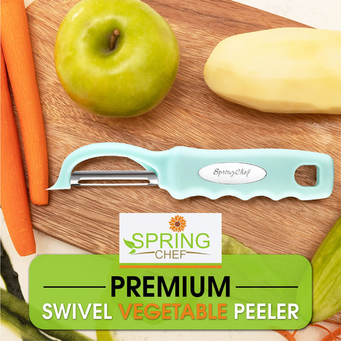 Ergonomic and lightweight Spring Chef design reduces fatigue during long prep sessions.
