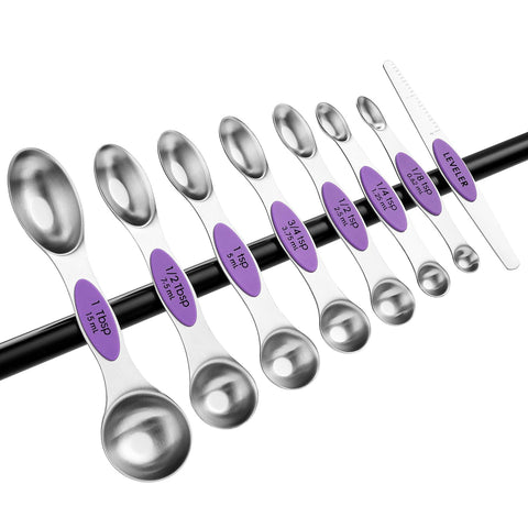 Spring Chef leveler-in-set provides precise ingredient leveling.