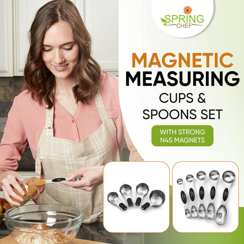 Spring Chef dual-sided spoons with oval and round ends