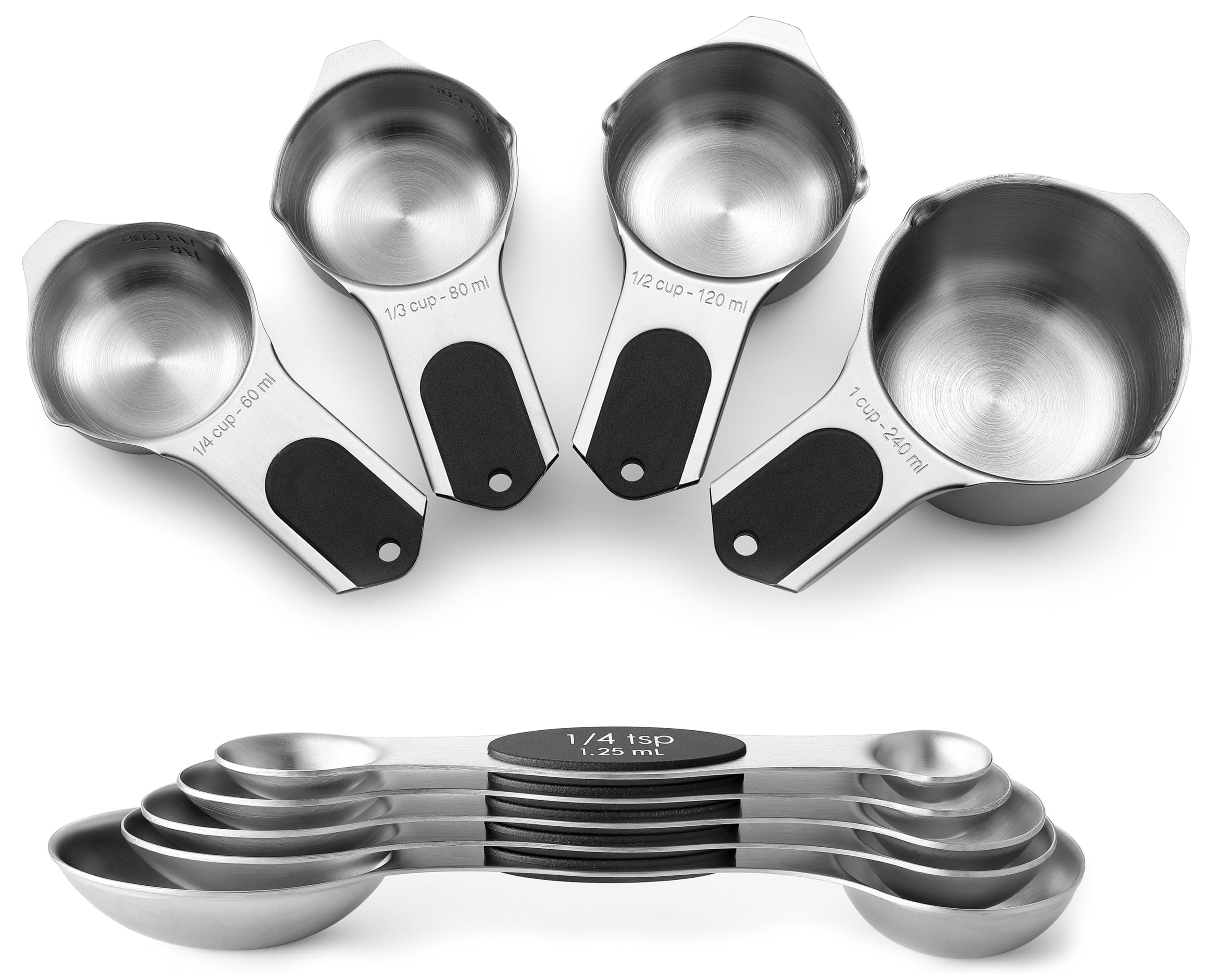 Spring Chef magnetic set with nested storage for compact space