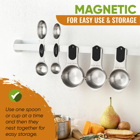 Spring Chef oval-end spoon fits spice jars precisely