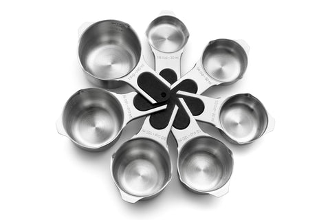 Spring Chef magnetic nesting measuring cups save space with compact storage