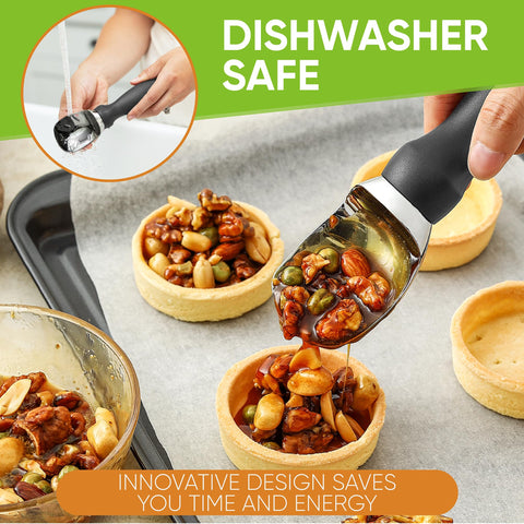 Spring Chef melon-seed-scooping scoop handles melon seeds cleanly.