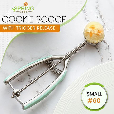 Spring Chef mint-ergonomic-handles provide comfortable scooping