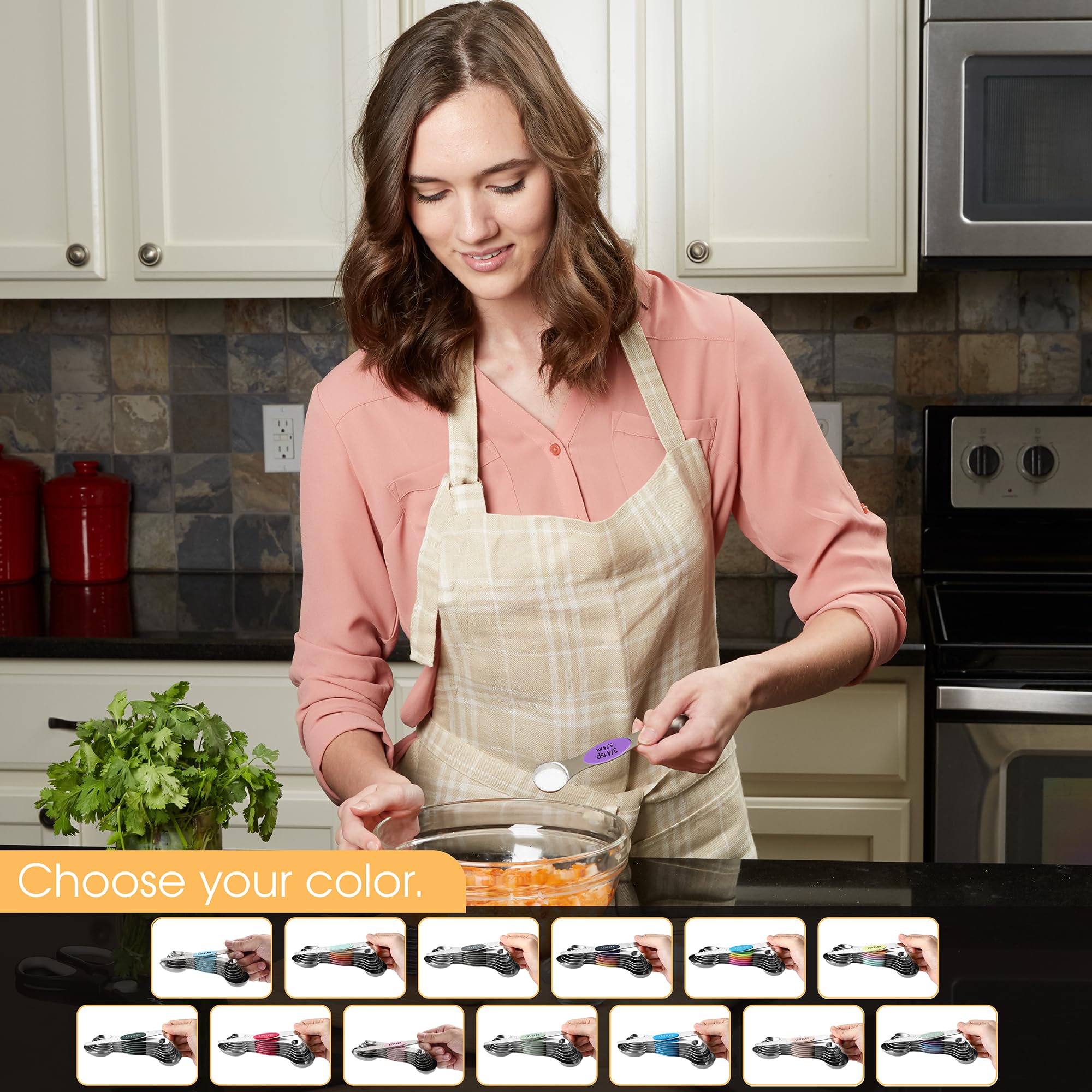 Spring Chef one-quarter tsp spoon for accurate spice portions.