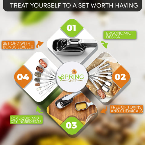 Spring Chef one-tsp spoon for everyday cooking accuracy.