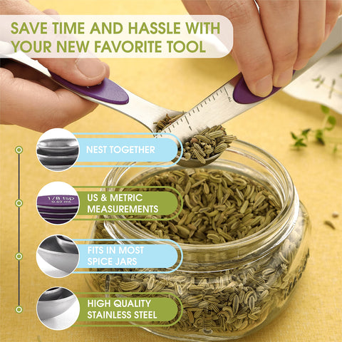 Spring Chef 1/8 tsp spoon for precise tiny measuring of spices