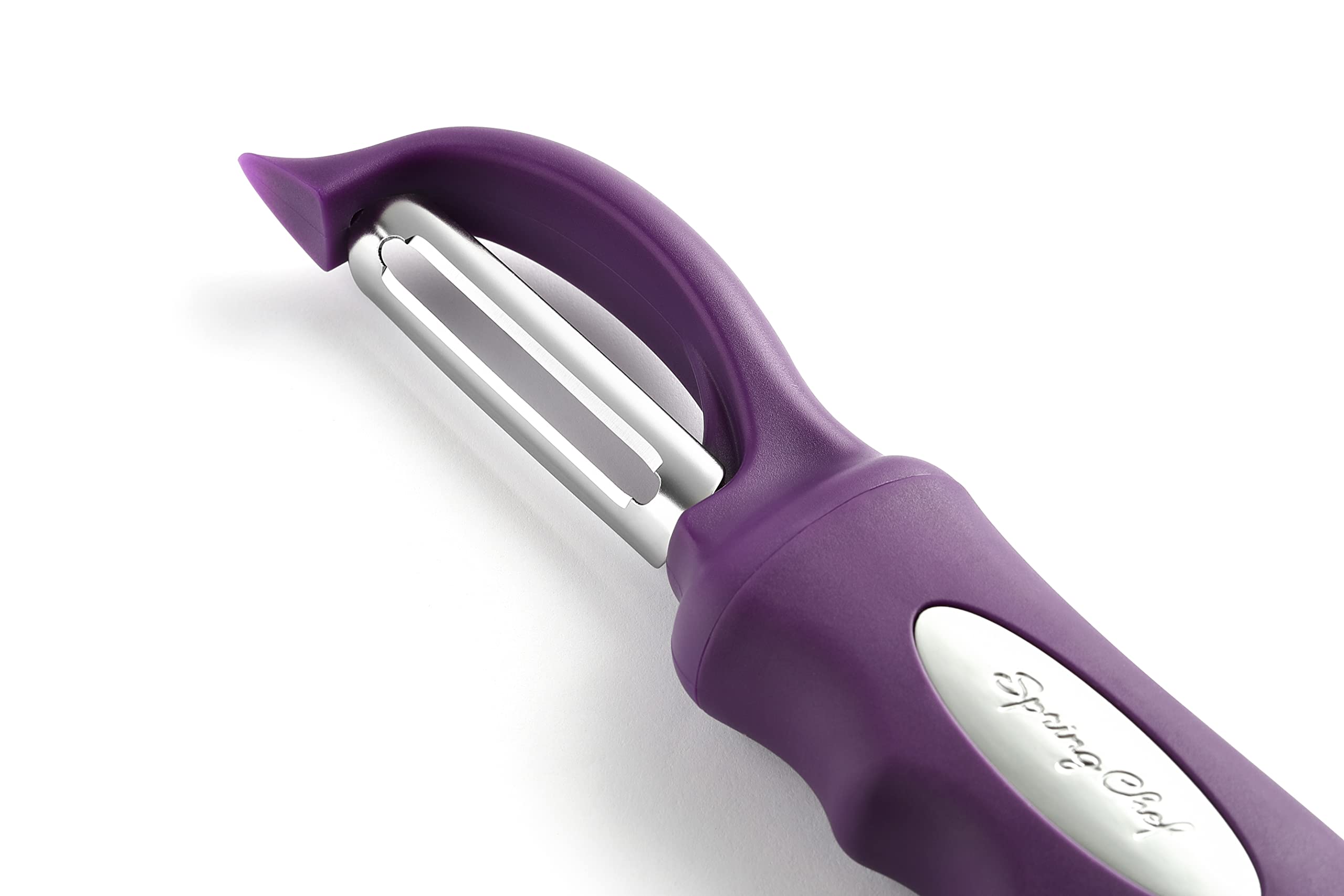 Spring Chef Purple Swivel Peeler lightweight tool for daily prep