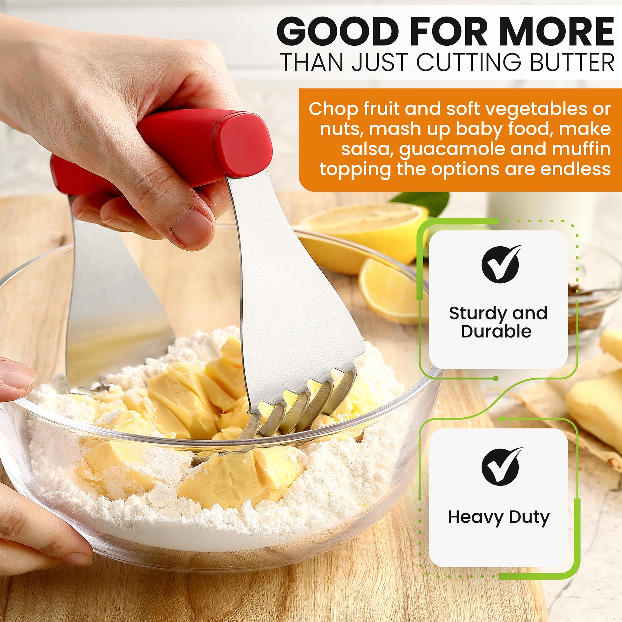 Spring Chef Red XL dishwasher-safe design for easy post-bake cleaning