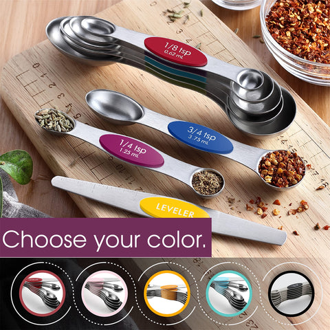 Spring Chef spoons are dishwasher safe for easy cleanup after cooking.
