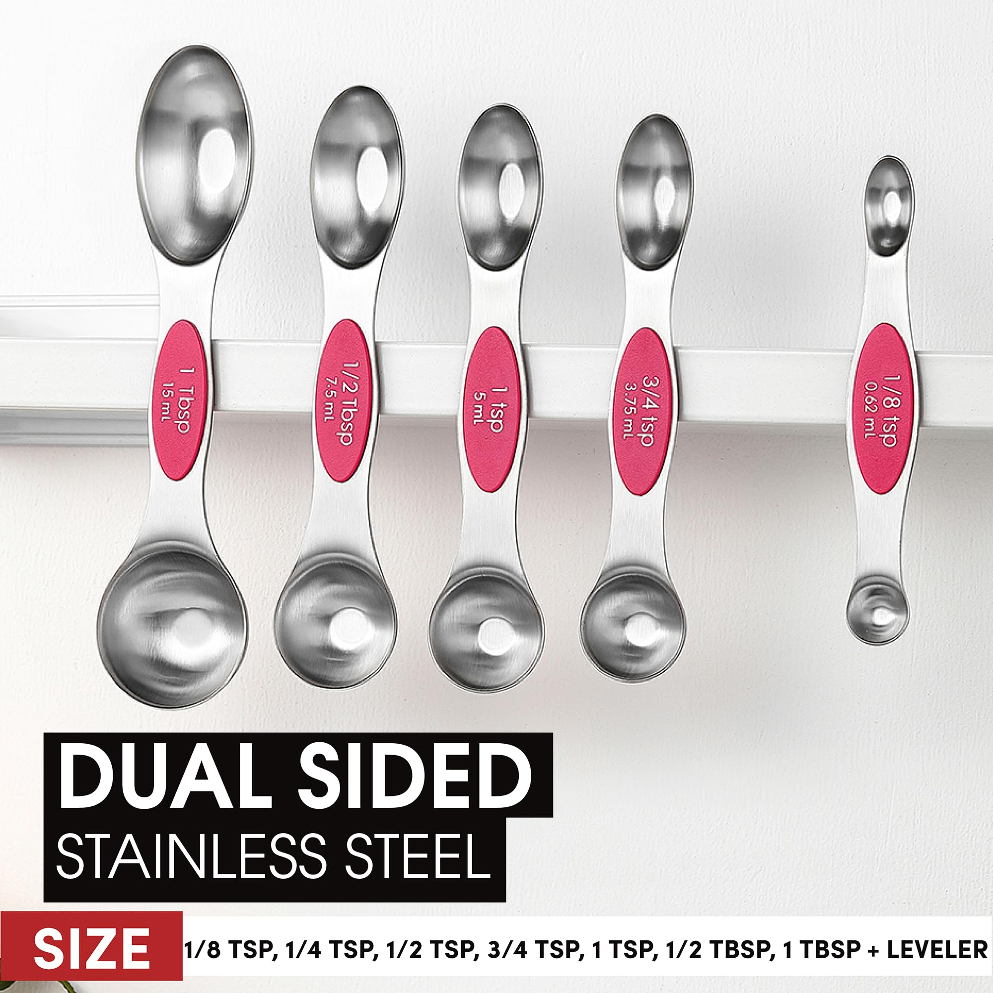 Spring Chef spoons round end ideal for liquids reduces spills