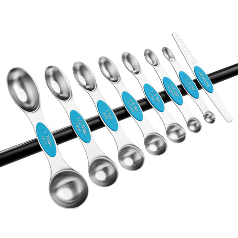 Spring Chef teal spoons add color while staying practical in the kitchen