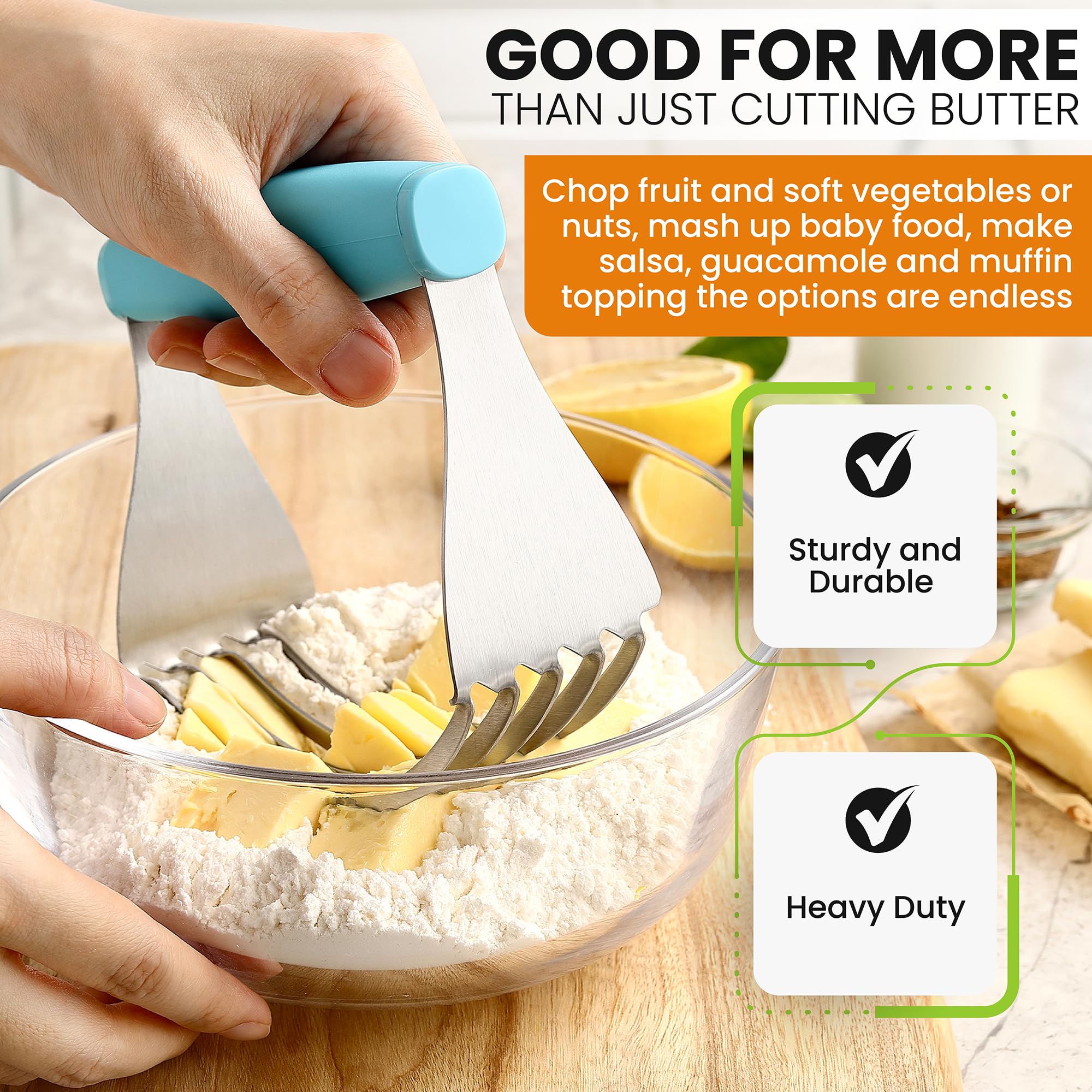 Spring Chef XL dough blender great for biscuit dough and pastry prep.