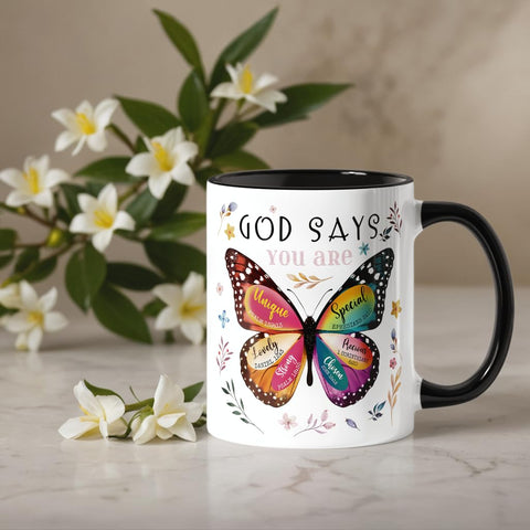 Spwasplo morning coffee companion mug for home and church.