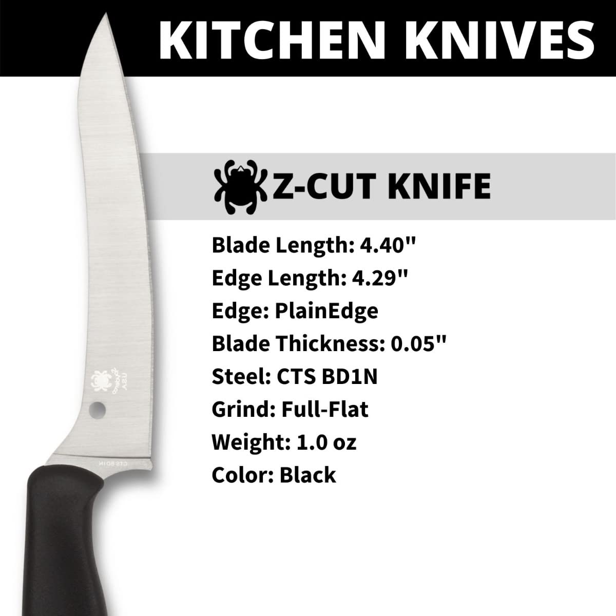 CTS BD1N steel offers strong edge retention and durability.