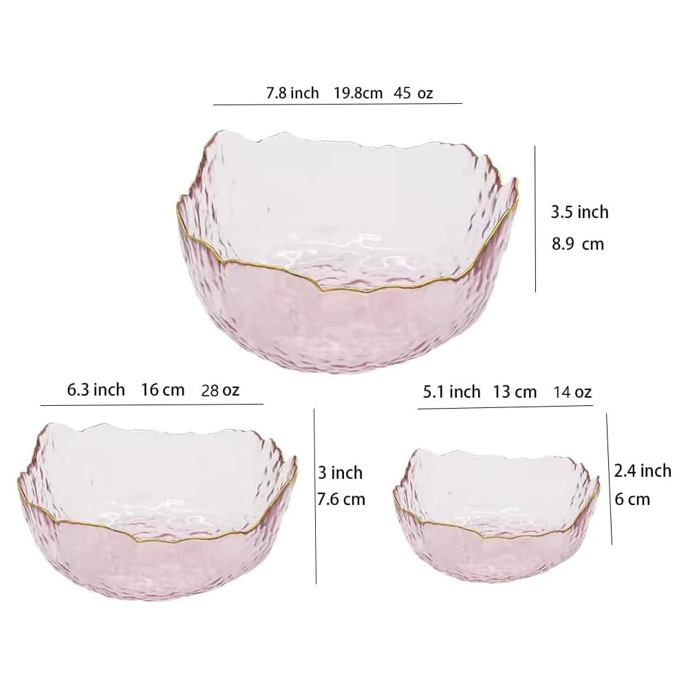 S.ROKE TTAN bowls with water-wave texture and gold edge for elegant serveware