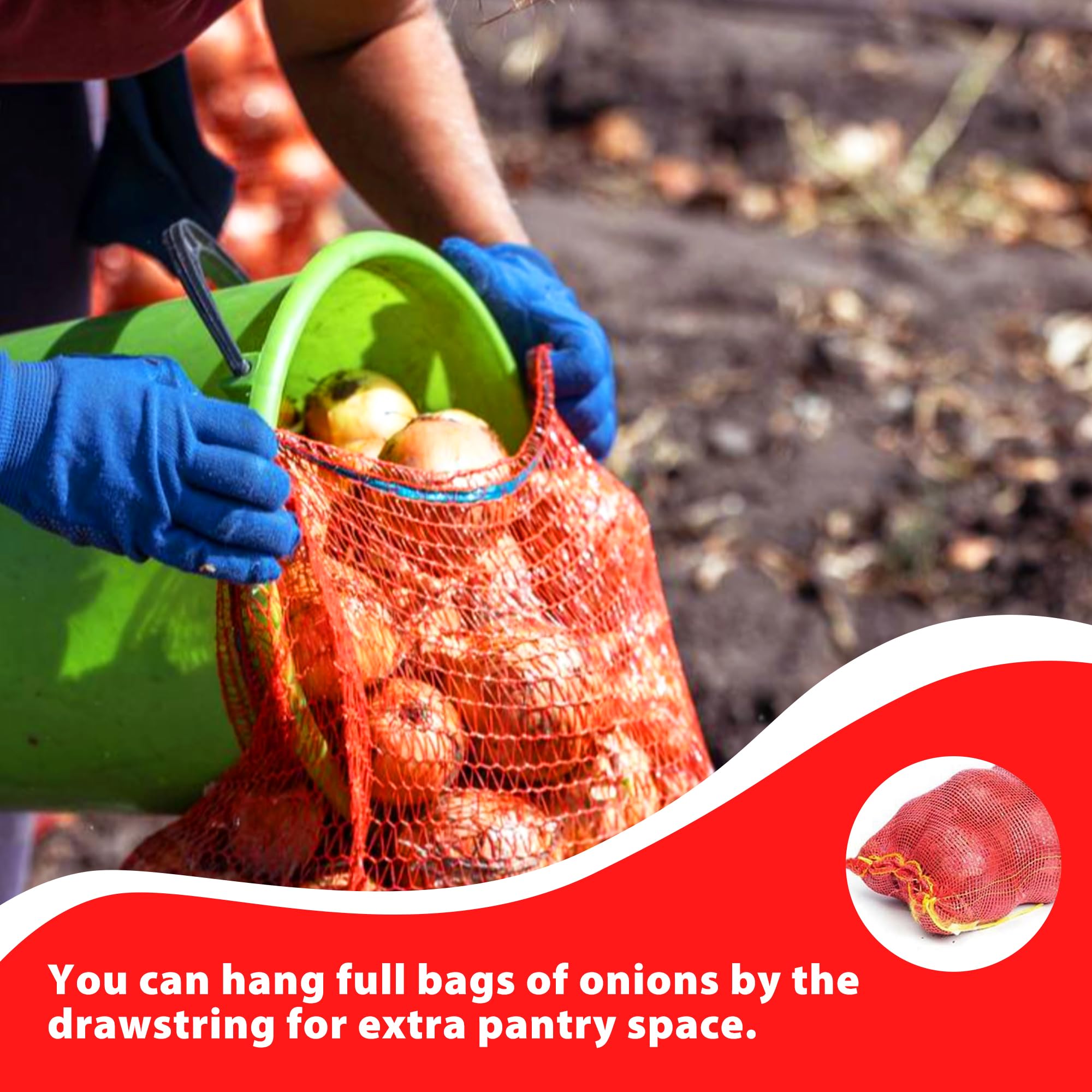 SRXES citrus in mesh bags highlights breathable fresh storage