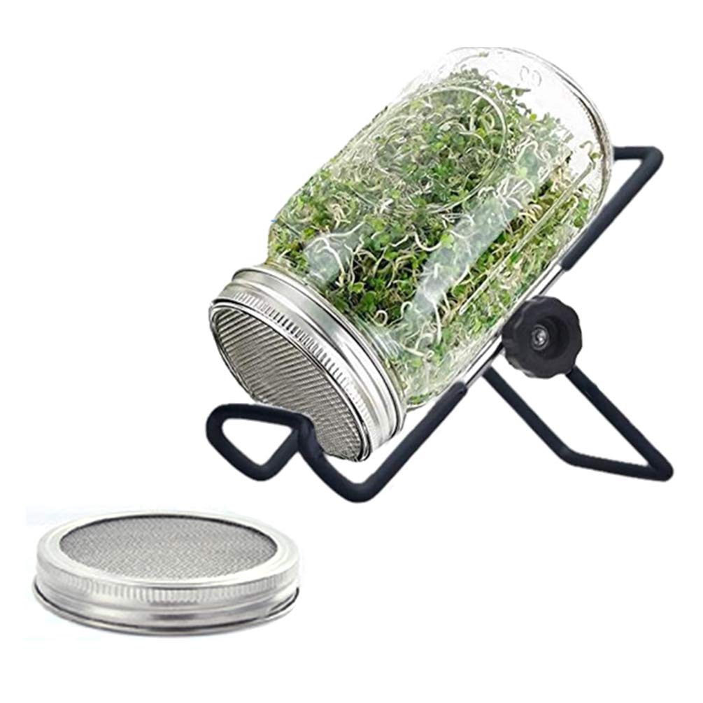 SRXES sprouting lid makes at-home bean sprouts simple and fresh.