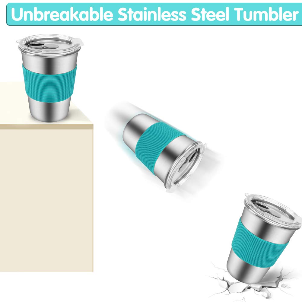 SSAWcasa dishwasher-safe stainless cups simplify cleanup after meals