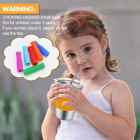 SSAWcasa silicone straw tips offer smooth, comfortable drinking