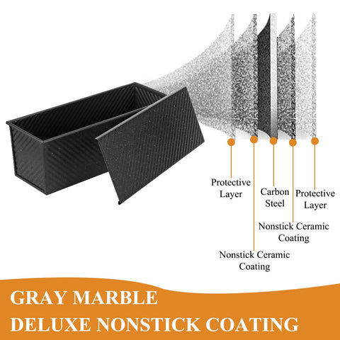 SS&CC Pullman pan corrugated steel for even heat distribution
