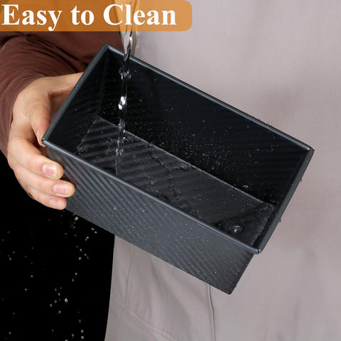 SS&CC Pullman loaf pan safe up to 450F for versatile baking.