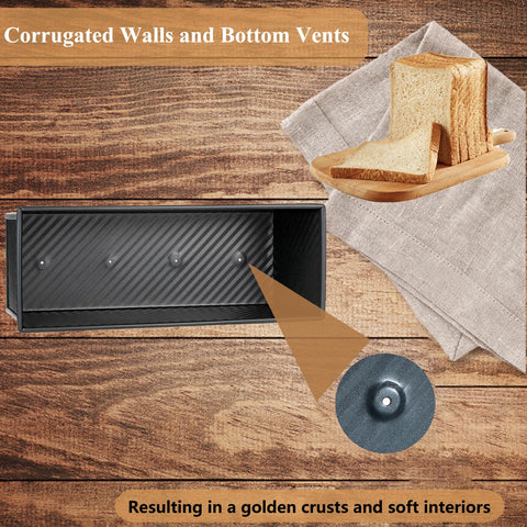 SS&CC reinforced edges prevent warping during dense dough baking