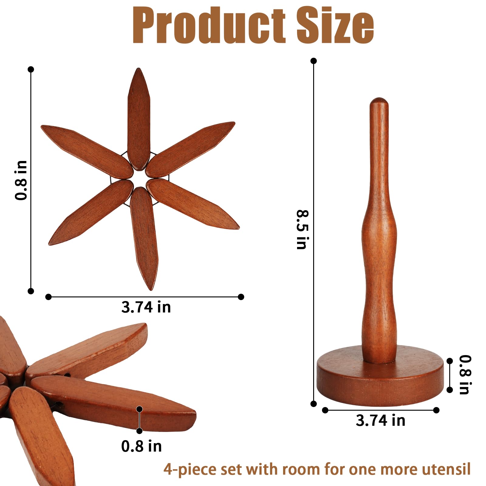 SSFUN walnut kitchen gift set, ideal for holidays and housewarmings.