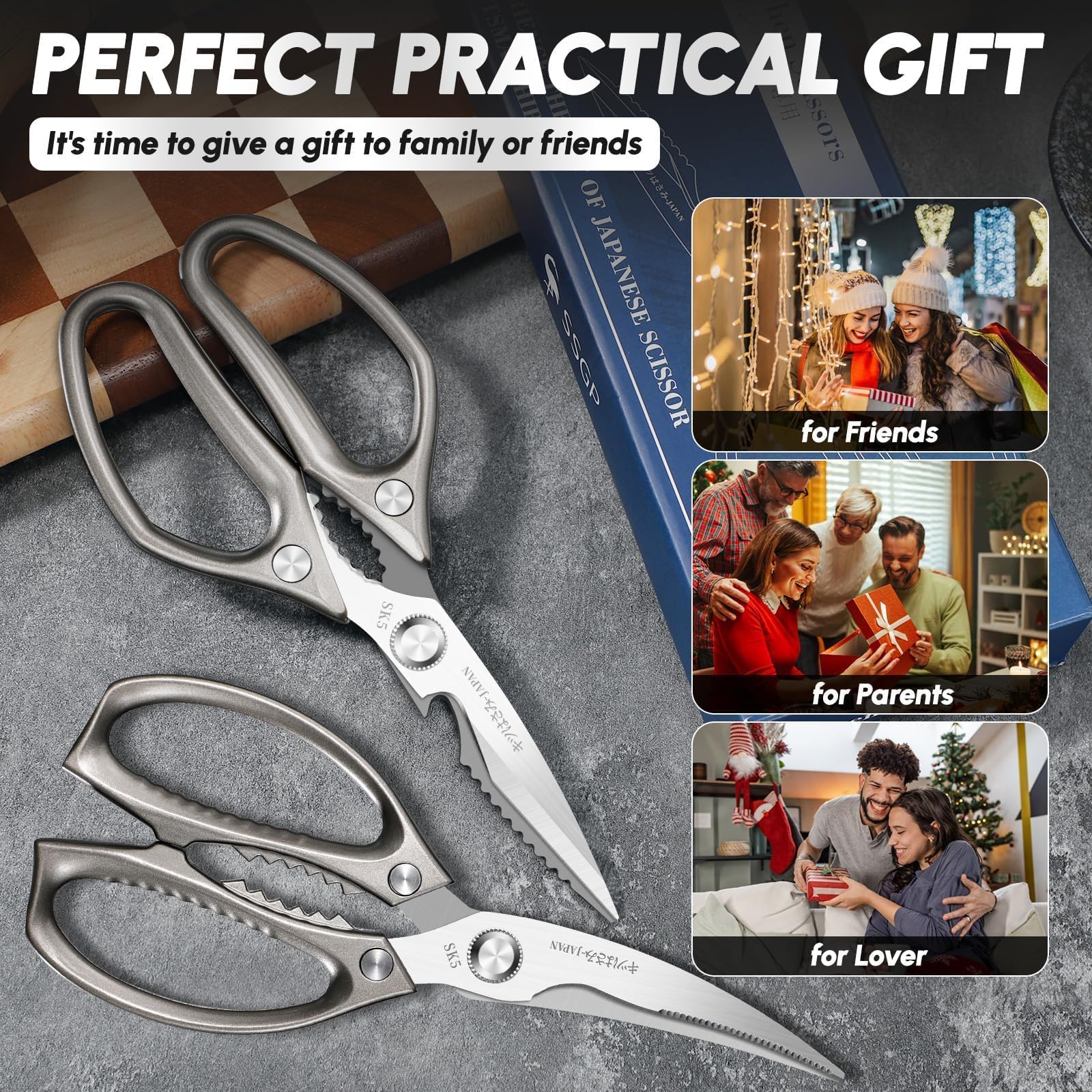 SSGP gift-ready set ideal for Thanksgiving or Christmas kitchen prep.