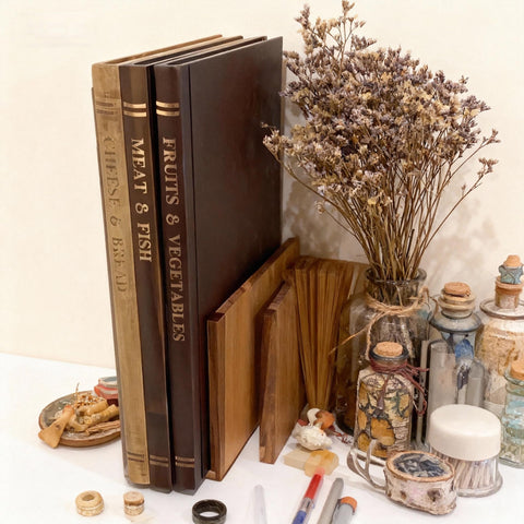 SSHIYEey book stack cutting boards for meat and fish help reduce cross-contamination.