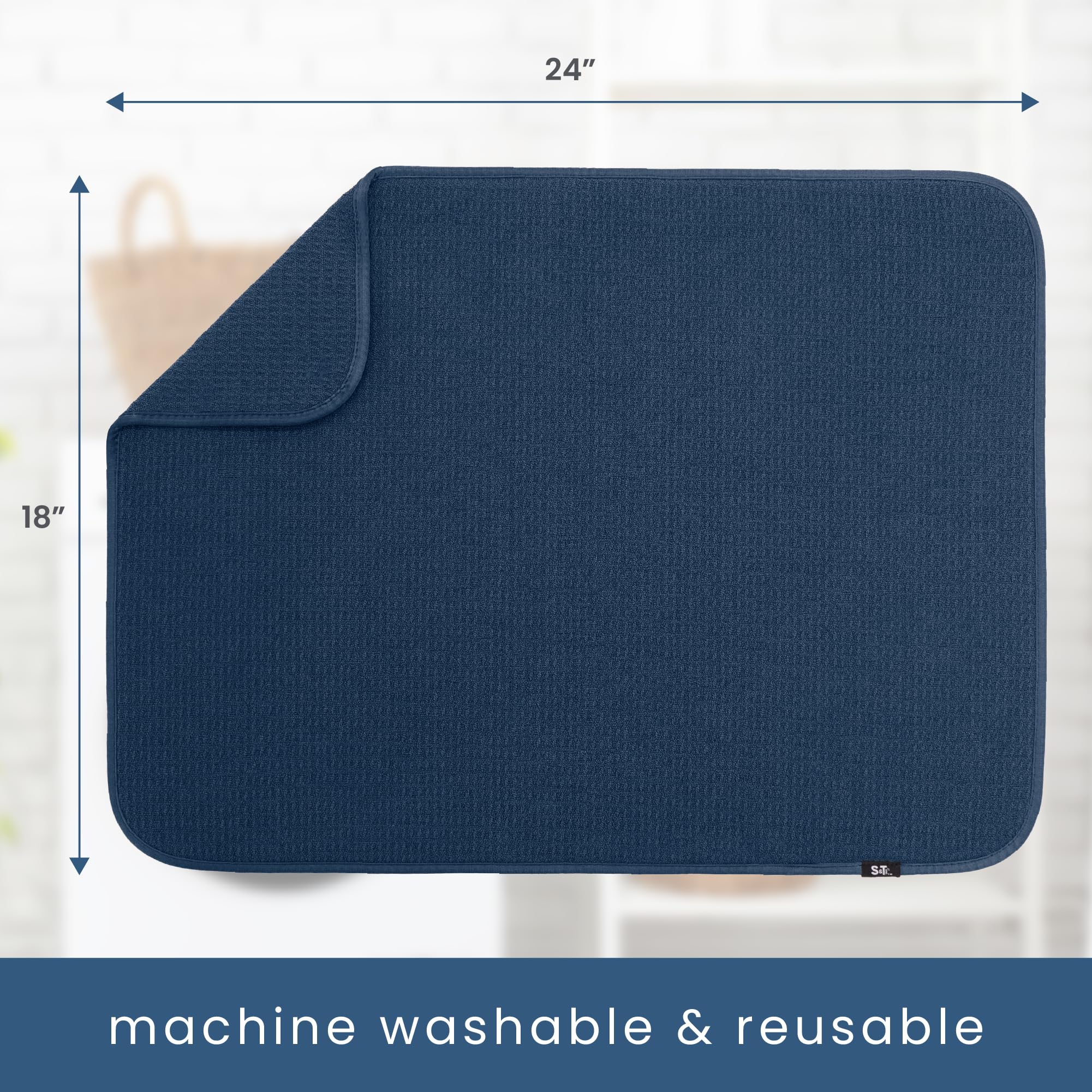 S&T INC. Reusable, machine washable for easy cleanup