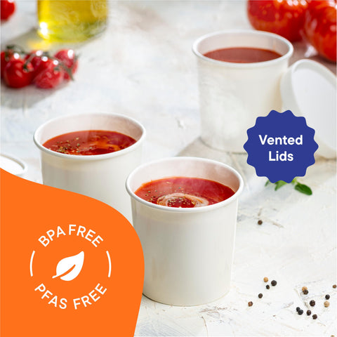 Stack Man tightly rolled rim ensures a secure lid fit and easy sipping.