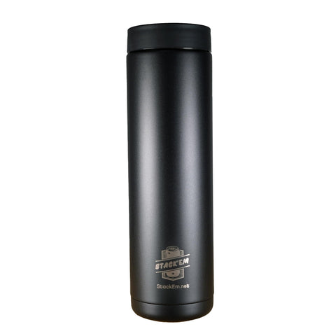 Stack'Em 2 Can Double Insulated Cooler securely holds two 12oz cans for on-the-go chilling.