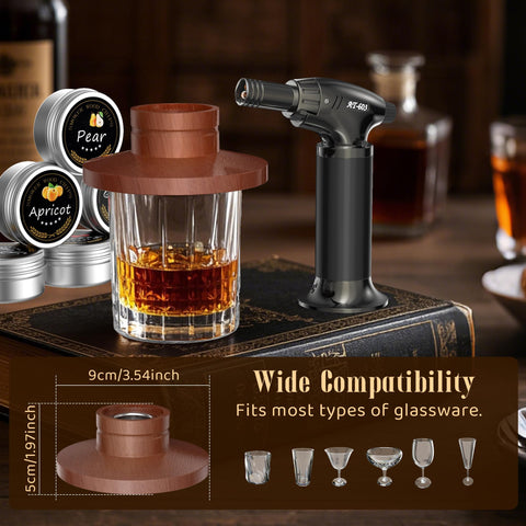 STAEVER durable smoker box complements a stylish home bar.