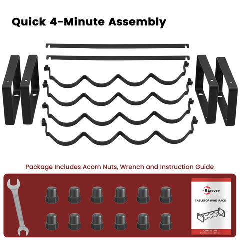 STAEVER expandable stackable rack demonstrates modular storage for growing collections.