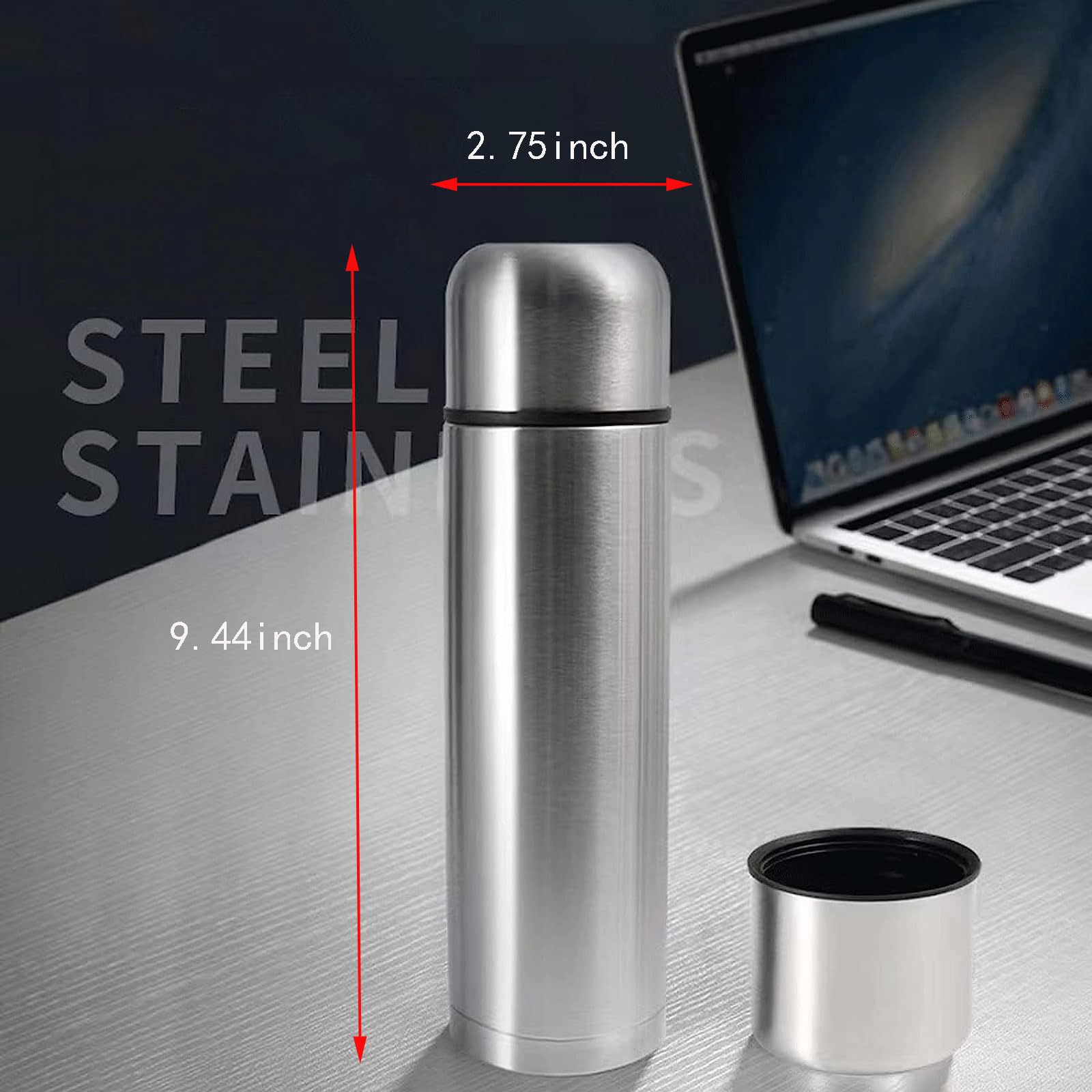 Stainless Steel Thermal Bottle durable 304 stainless steel for daily use