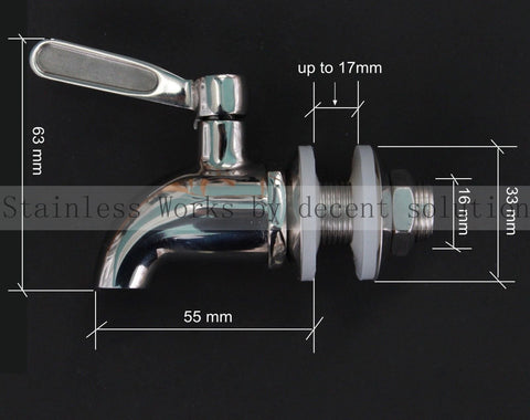 Stainless Works SSS010 spigot flow rate demonstrates four seconds per cup