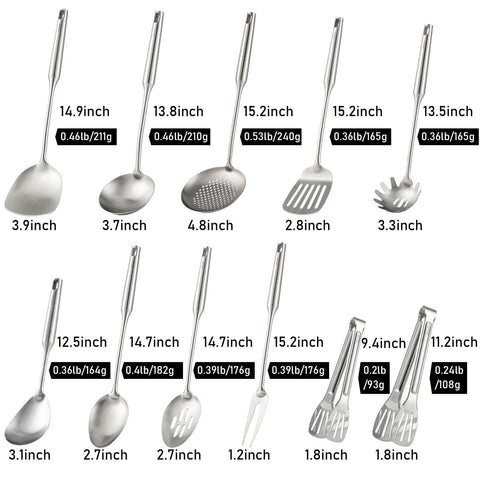 Standcn two-tongs for flipping and serving.