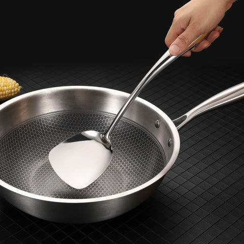Standcn spaghetti spoon for serving pasta with control.
