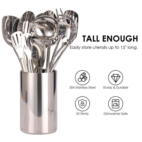 Standcn spatula and ladle storage in a large versatile caddy